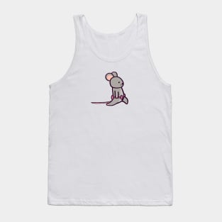 Cute Gym Rat Forward Lunge Tank Top